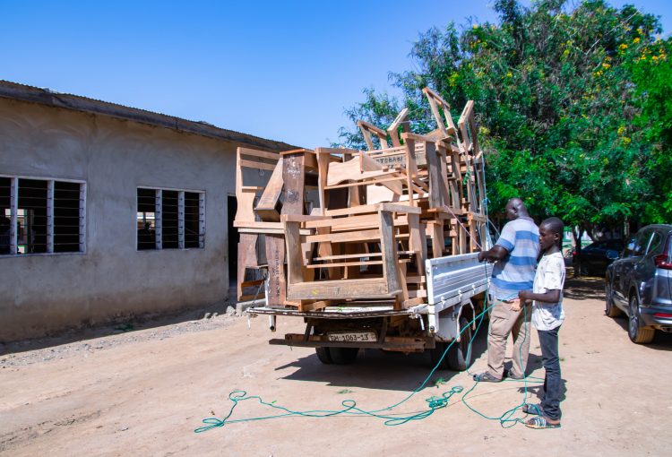 Presentation Of Desks To Kotobabi No. 2 JHS