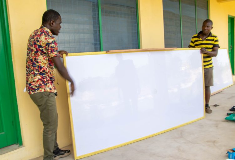 Presentation Of Marker Boards To Senya Senior High